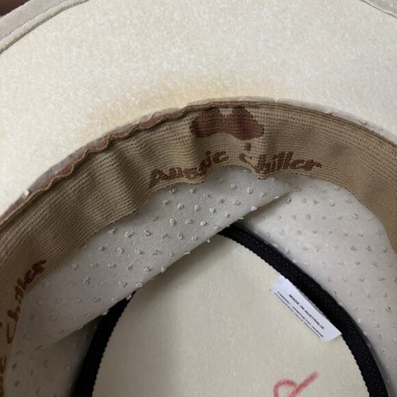 Aussie Chiller Mens XL Golf Outdoors Soakable Packable Faux Suede Braided Band - Picture 10 of 12